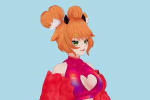 Suga Baebie vrm, vrm models, vrchat, booth, female, girl, female, hentai, characters, animated, rigged